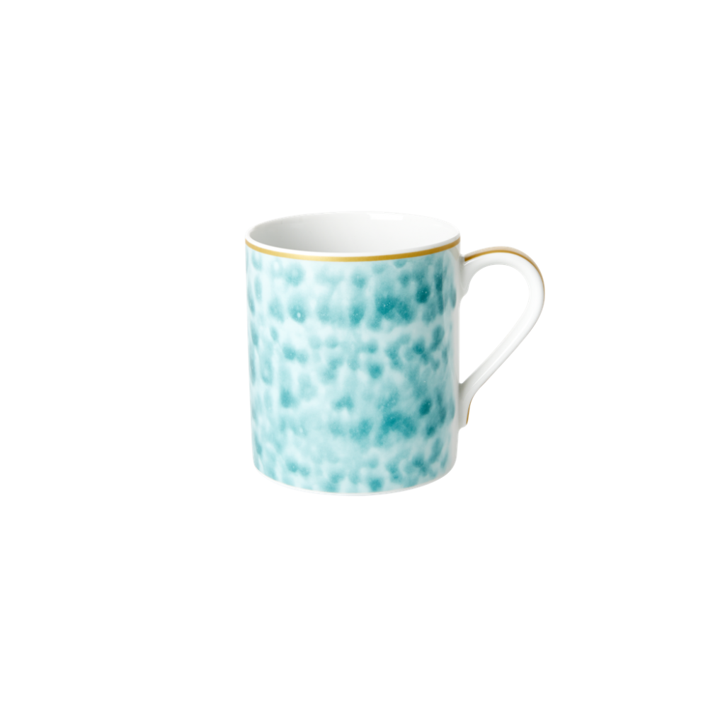 Porcelain Mug With Glaze Print in Jade By Rice DK
